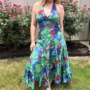 Size 6 halter garden dress